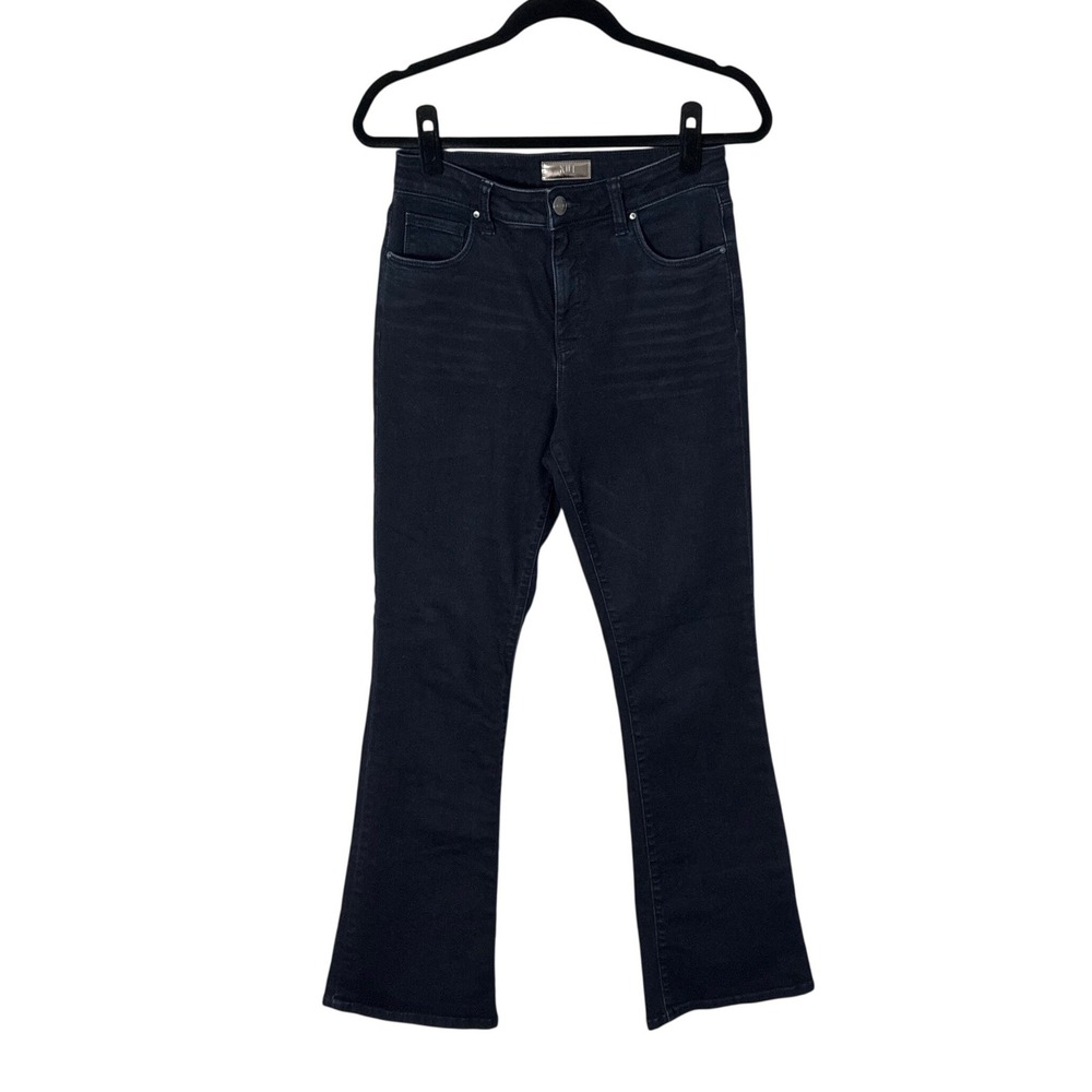 Kut From The Kloth Ana High Rise Fab Ab Flare Jeans Ambitious Dark Indigo Size 2 - Picture 6 of 14